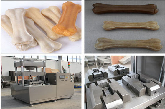 60T Twin Mold Dog Bone Making Machine Điều trị xương CE được phê duyệt