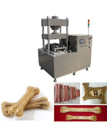 Máy làm xương chó hình dạng khác nhau 9KW Máy làm bánh thưởng cho thú cưng bằng da sống