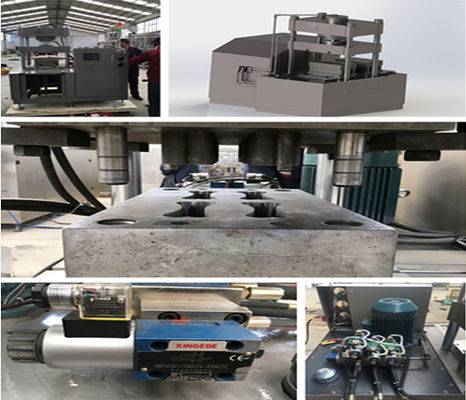 Máy ép xương da bò thủy lực