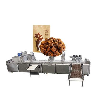 Siemens PLC Codfish Cubes Máy làm thức ăn cho chó Thép không gỉ