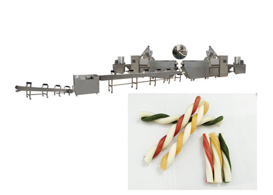 Chicken Bacon Natural Four Star Twisted Sticks Dog Dental Treats Làm máy