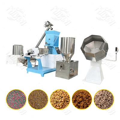 Dry Floating Fish Feed Pellet Processing Line hiệu quả cao 200kg/H-6000kg/H