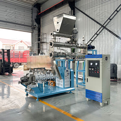 Dry Floating Fish Feed Pellet Processing Line hiệu quả cao 200kg/H-6000kg/H