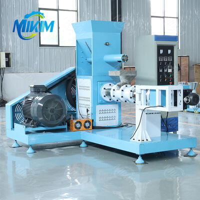 Dry Floating Fish Feed Pellet Processing Line 200kg/H-6000kg/H