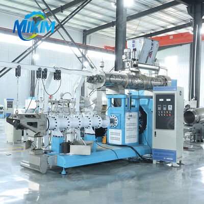 Dry Floating Fish Feed Pellet Processing Line 200kg/H-6000kg/H