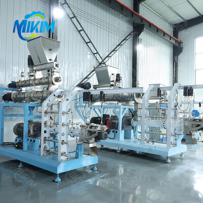 Dry Floating Fish Feed Pellet Processing Line 200kg/H-6000kg/H