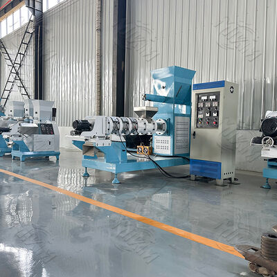Máy xả thức ăn cá liên tục và tự động với đường kính vít 70-110 mm và khuôn hình dạng khác nhau