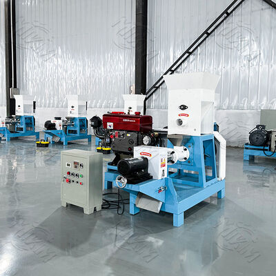 Động cơ diesel 22HP Động cơ sản xuất hạt nuôi cá nổi 100kg / giờ Giá ở Úc