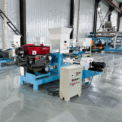 MIKIM động cơ dầu diesel nổi máy pellets thức ăn cá máy pellets cho cá thức ăn động vật, phù hợp với tất cả các kịch bản ngoài trời / không có điện, chạy bằng động cơ diesel để có độ tin cậy cao hơn!