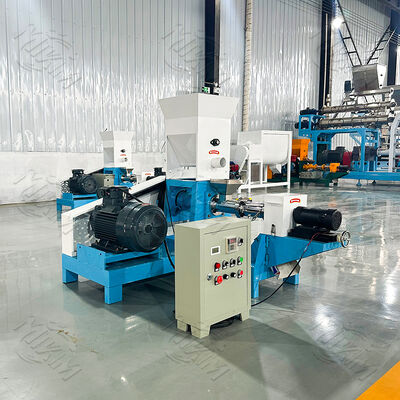 250KG/H Mini Floating Fish Feed Pellet Extruder Machine Giá ở Ghana Máy nén hạt thức ăn quy mô nhỏ cho cá