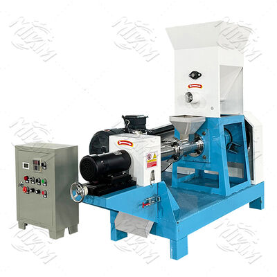 small single Screw Floating Fish Feed Extruder Machine for Home Use and Plant Cutter Type Fish Feed Pellet Extruder