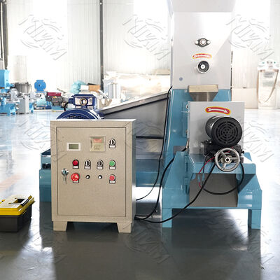 Máy đùn thức ăn cá nổi mini 40-200kg/h Máy làm viên thức ăn cá nổi cho trang trại
