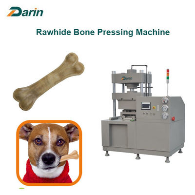 60T Double-station Đức motor PLC Kiểm soát Rawhide Bone máy móc thức ăn cho chó