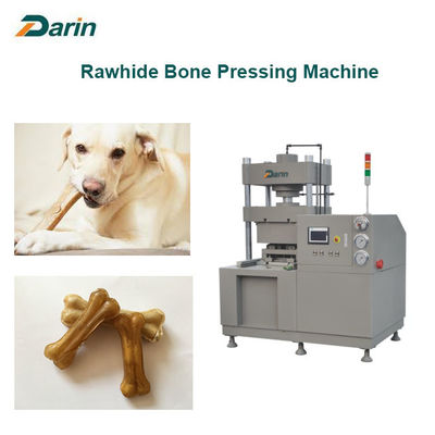 60T Double-station Đức motor PLC Kiểm soát Rawhide Bone máy móc thức ăn cho chó