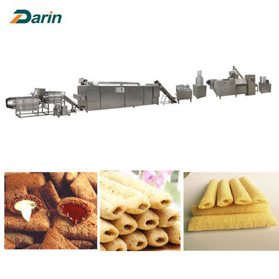 SS304 Cheese / Corn Puff Snack Extruder Dây chuyền sản xuất thực phẩm / Máy móc