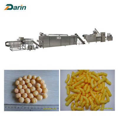 SS304 Cheese / Corn Puff Snack Extruder Dây chuyền sản xuất thực phẩm / Máy móc