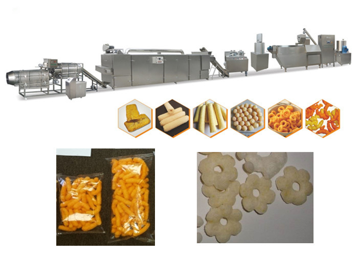 Máy ép đùn ngô 120-500kg / H để ép đùn Puff tốc độ cao