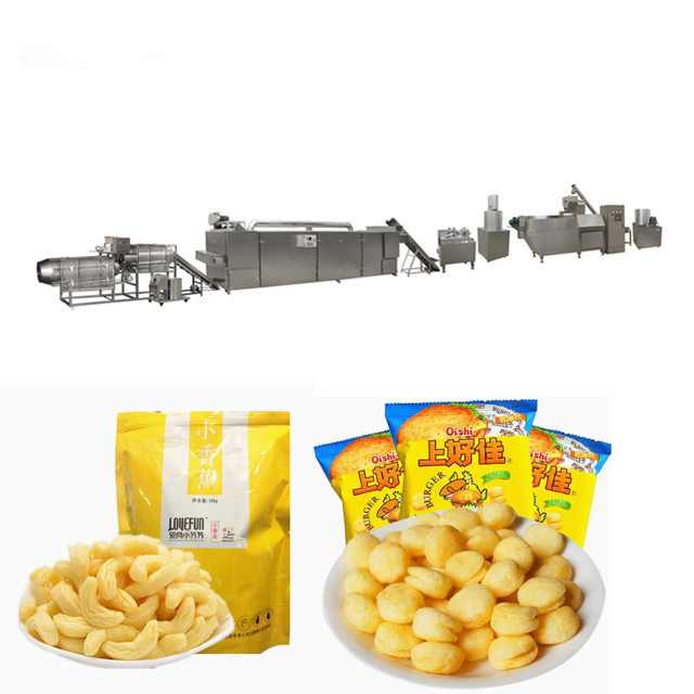 Corn Puff Snack Machine Máy đùn Puff với WEG Motor Bảo hành ba năm