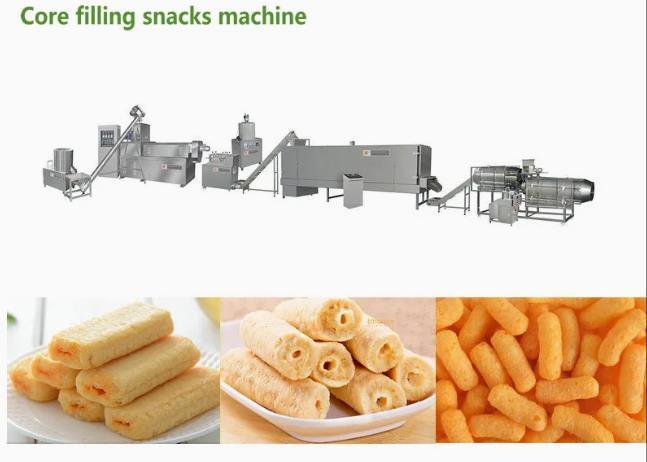 Giấy chứng nhận CE Chips And Snacks Máy ép bột ngô SS304 380v 50hz 400-500kg/h