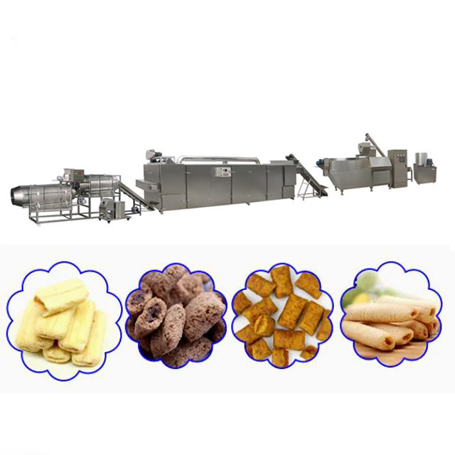 Máy đùn thực phẩm trục vít tự động Twin Hình dạng khác nhau của thực phẩm ép đùn