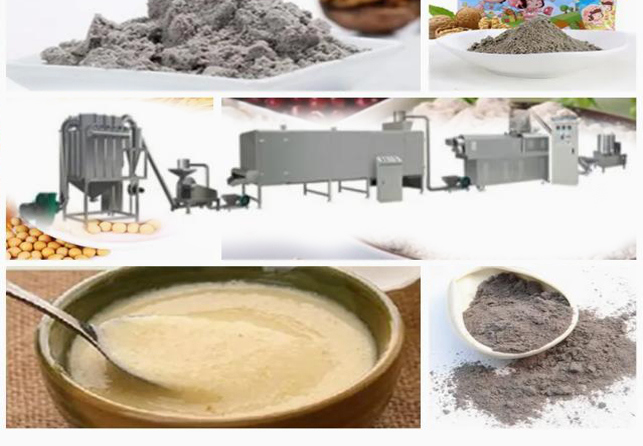 Bột dinh dưỡng cho trẻ em Bột gạo dinh dưỡng Thức ăn Dây chuyền sản xuất / dây chuyền sản xuất