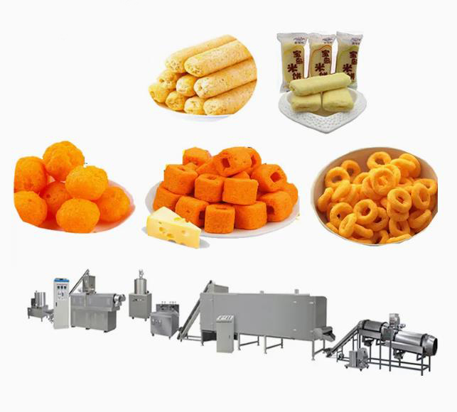 Máy ép đùn thức ăn đun sôi Máy chế biến thức ăn nhanh / snack