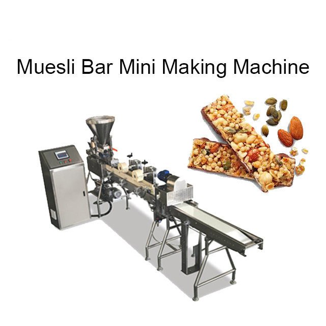 Vật liệu HMWHDPE Máy tạo hình thanh mini Muesli Thép không gỉ
