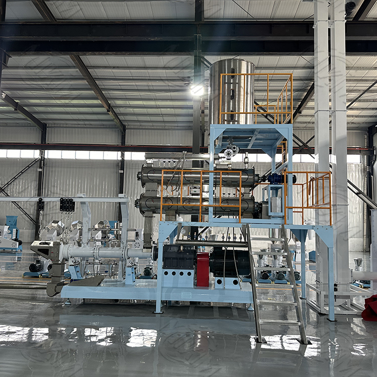 Đường dây sản xuất hạt cá 5300 x 1100 x 2300mm