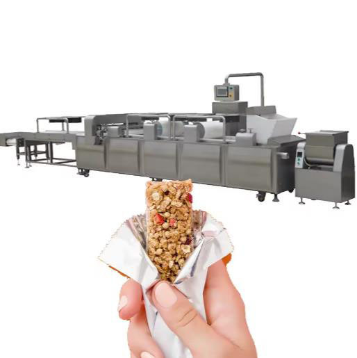 Máy tự động thanh kẹo ngũ cốc toàn tự động cho bóng gạo nở