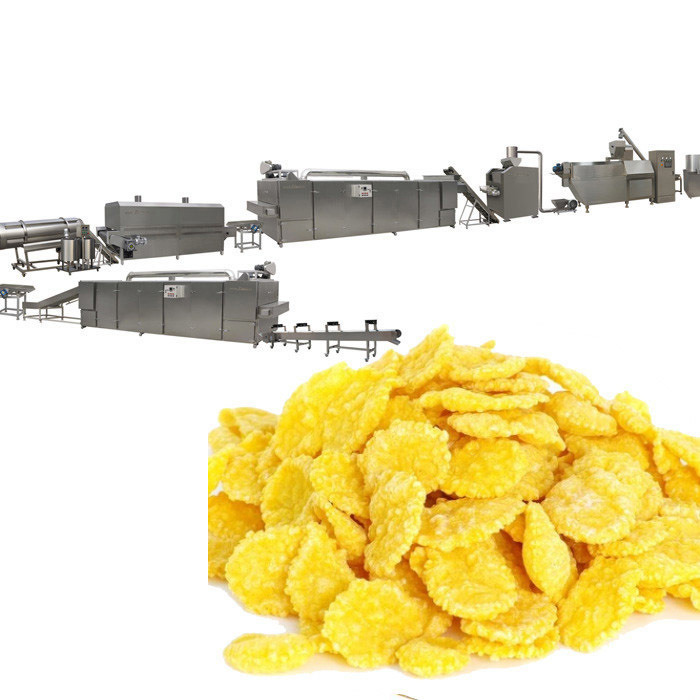 Dây chuyền chế biến bột ngô 300KG / H Dây chuyền sản xuất ngũ cốc ăn sáng
