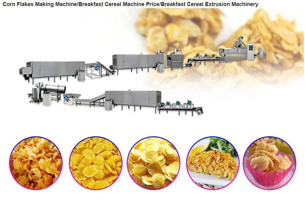 Dây chuyền chế biến bột cá ngô tự động, ngũ cốc ăn sáng Trang chủ Máy bỏng ngô