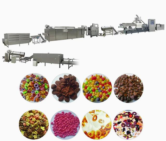 Máy nghiền ngô / Ngô snack snack dây chuyền sản xuất thực phẩm