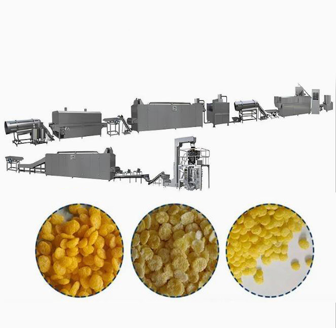Dây chuyền chế biến bột ngũ cốc hoàn toàn tự động, máy sản xuất bánh snack