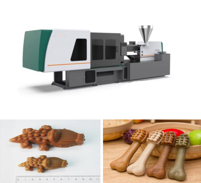 Đồ ăn nhẹ Chăm sóc răng Chó Máy xử lý Máy đúc bơm 8.9x2.3x2.8m