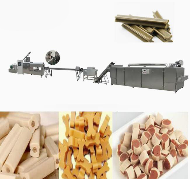 Chewing Puppy Dog Thực phẩm Extruder Machine cho tinh bột ngô, bột thịt